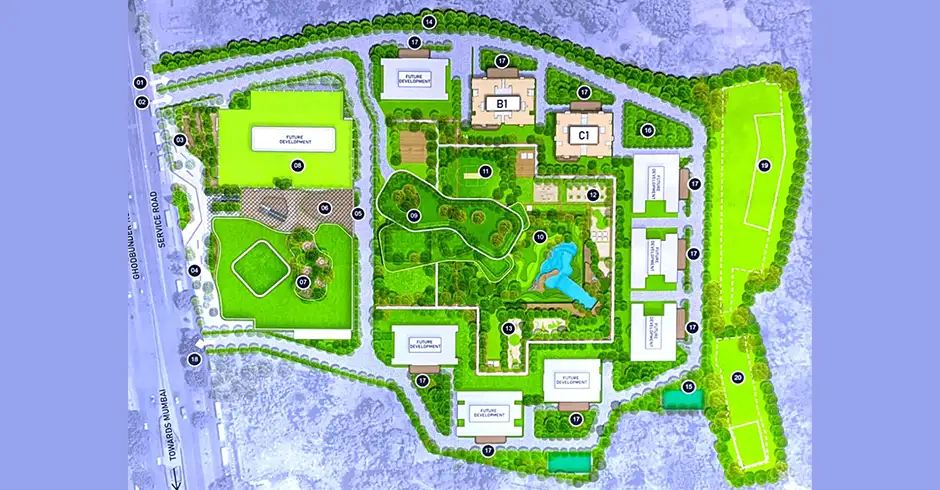 Runwal 25 Hour Life Manpada Thane West Floor Plans
