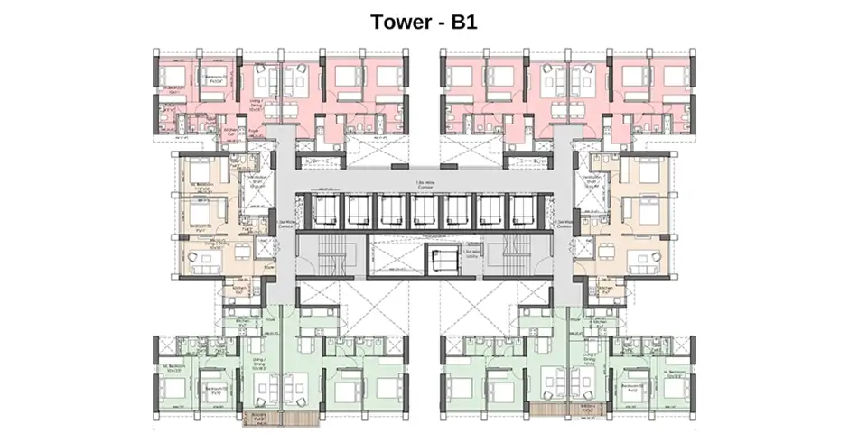 Runwal 25 Hour Life Manpada Thane West Floor Plans