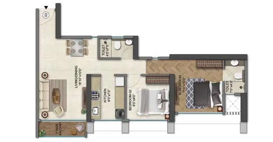 Runwal 25 Hour Life Manpada Thane Floor Plan Runwal 25 Hour Life Manpada Thane Floor Plan